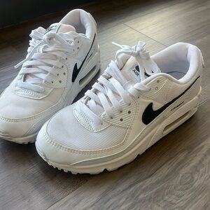 Nike Air Max sneakers, white and black